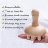 Wooden physiotherapy mushroom massage tool, wooden mushroom massager, cellulite lymphatic detoxification physiotherapy massage cup body shaping tool
