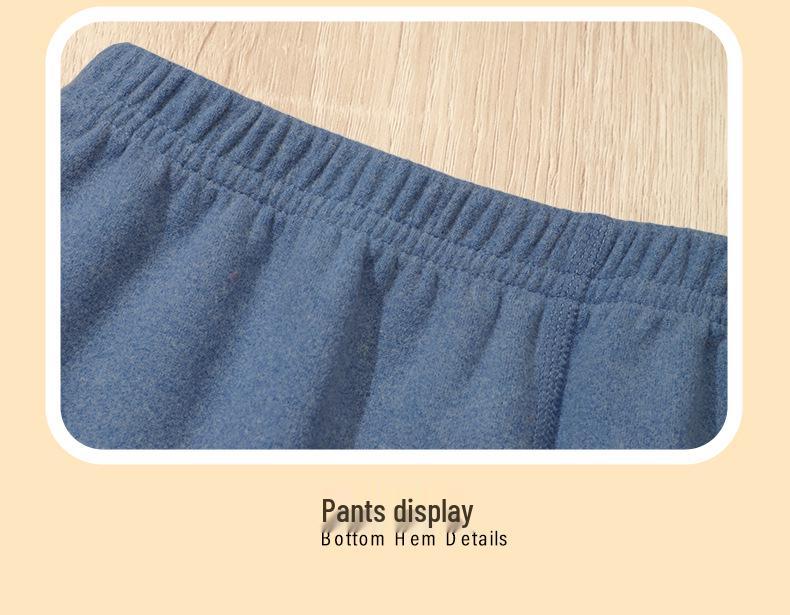 2025 Dětská zimně-podzimní vyhřívaná sametová pyžama - Teplé spodní prádlo pro chlapce a dívky