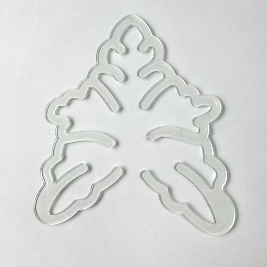 2 Pcs Plant Stem Holder Reusable Clear Plant Stem Support Easy Application Plant Support