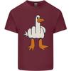 Offensive Pigeon Finger Flip Funny Unisexs Light Cotton TShirt