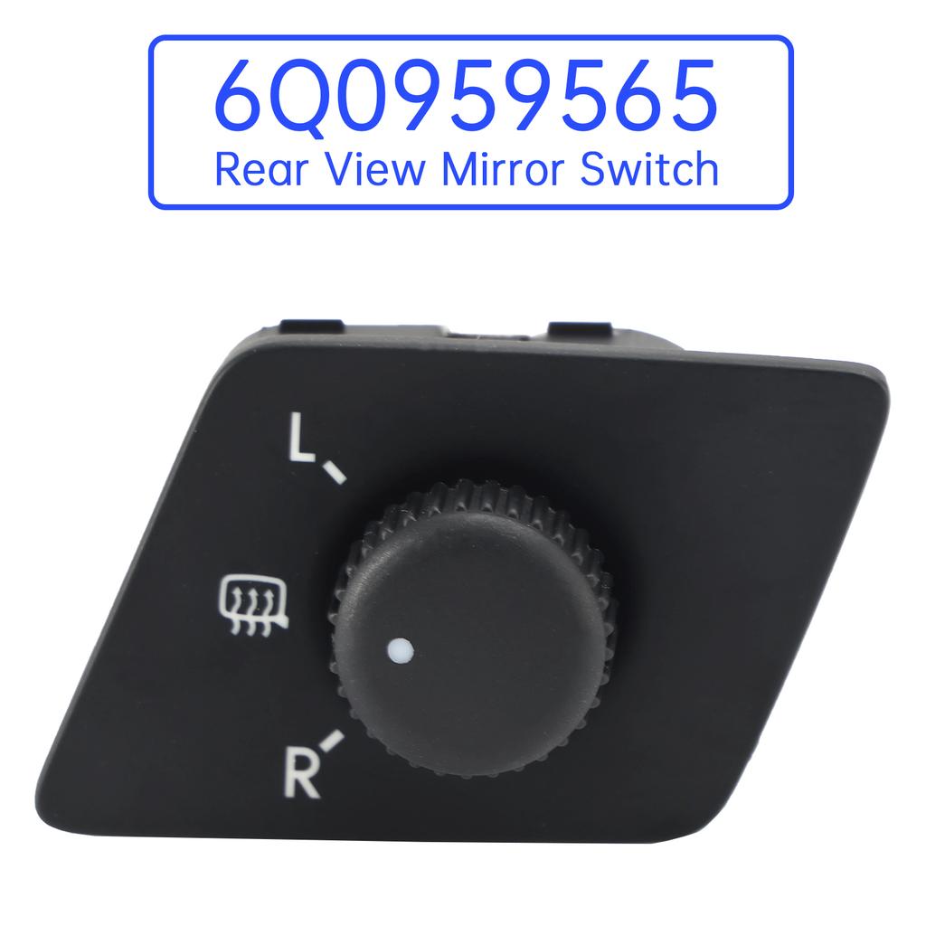 Rear View Mirror Switch Adjust Knob With Heat 6Q0959565 for VW Polo 2002-2010