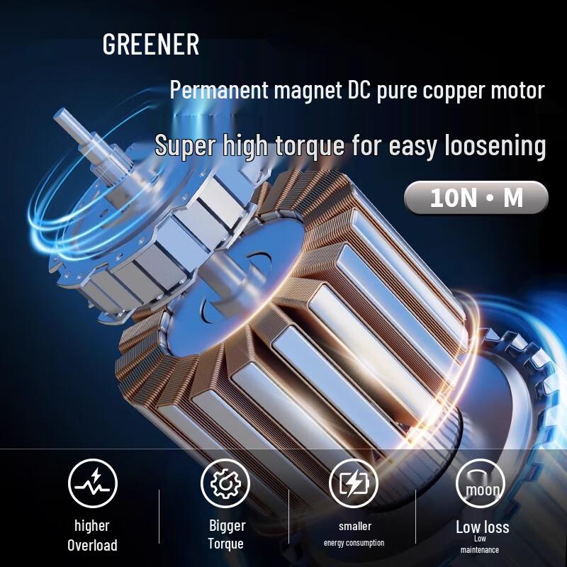 Green Forest Kabelloses Elektrisches Schraubendreher-Set CN-Stecker (Adapter enthalten)