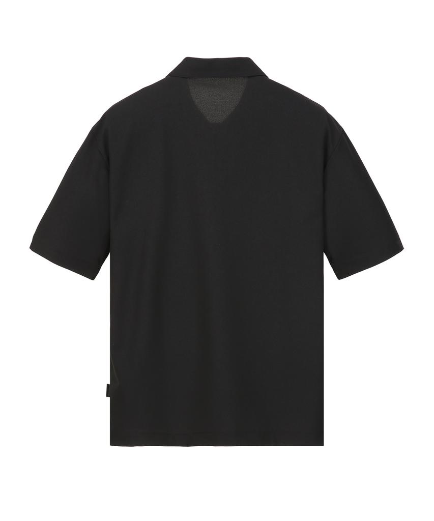 Jilseutyueoteunyuyogmaen Functional Short Sleeve Collar - Black (Jnts6B503Bk)