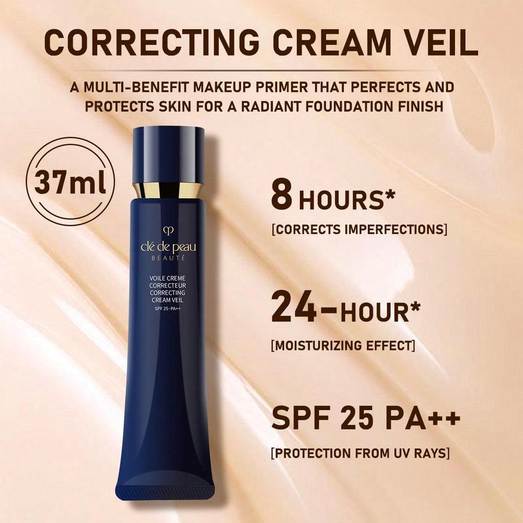 Clé de Peau Beauté Correcting Cream Veil | SPF 25 PA++ | Makeup Primer & UV Protection | 37ml