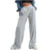 Women's Fashion Loose Solid Color With Pockets Elastic Waist Sports Casual Pants