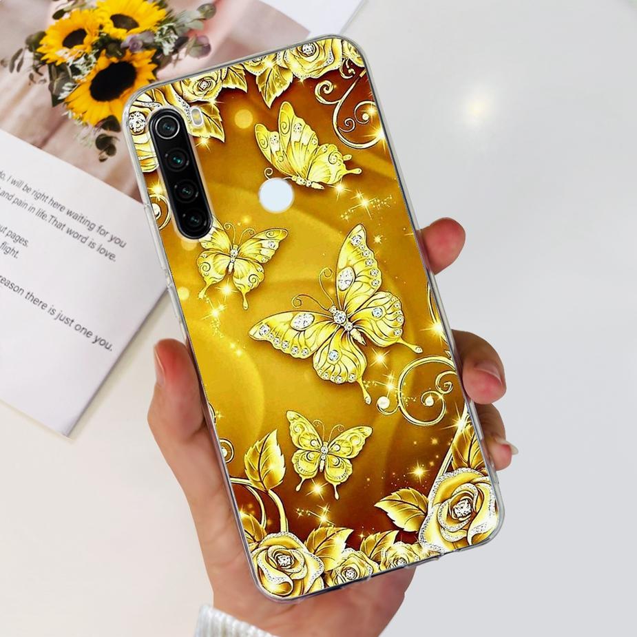 For Xiaomi Redmi Note 8 Case Note 8T Luxury Painted Cover Clear Silicone Phone Case For Redmi Note 8 Pro Note8 Note8T Soft Shell