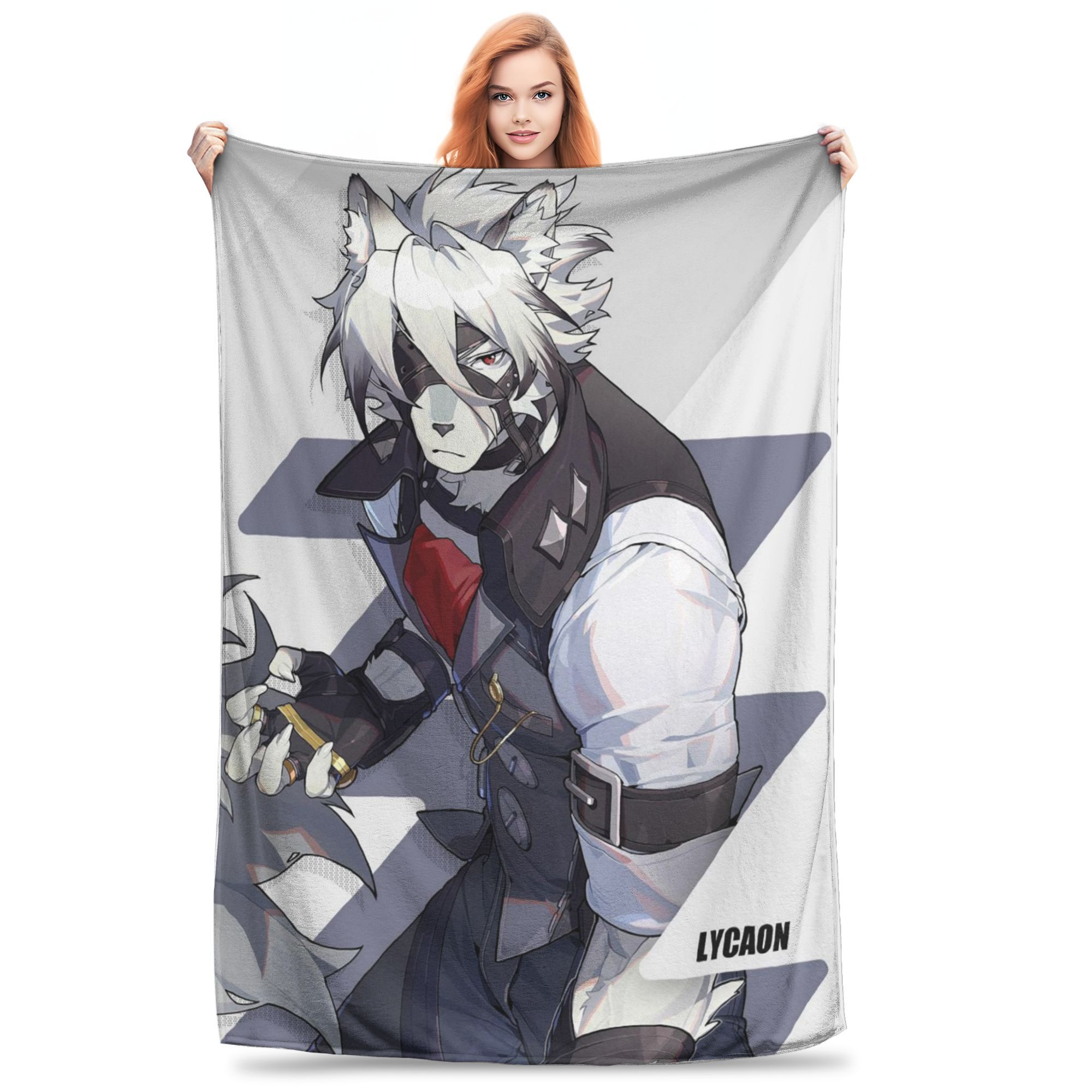 

Zenless Zone Zero - Von Lycaon Blankets Multi-function Fleece Sofa Throw Blanket for Couch Bedding Office Throws Bedspread Quilt 80x120cm