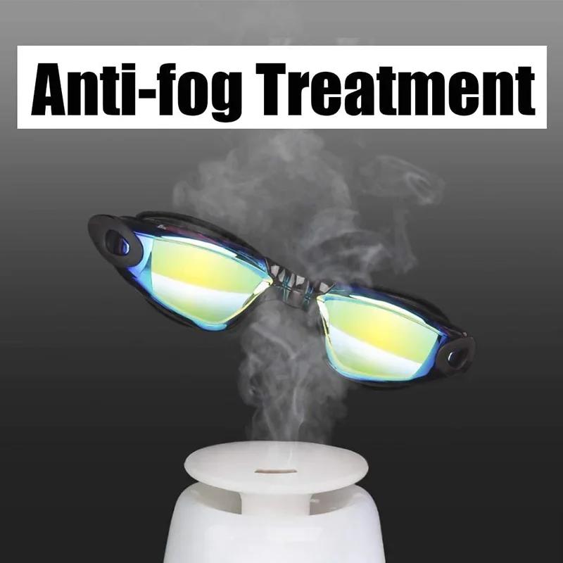 Swimming Goggles High-definition Anti Fog Waterproof Male and Female Coated Earplug Set Swimming Goggles for Women Men