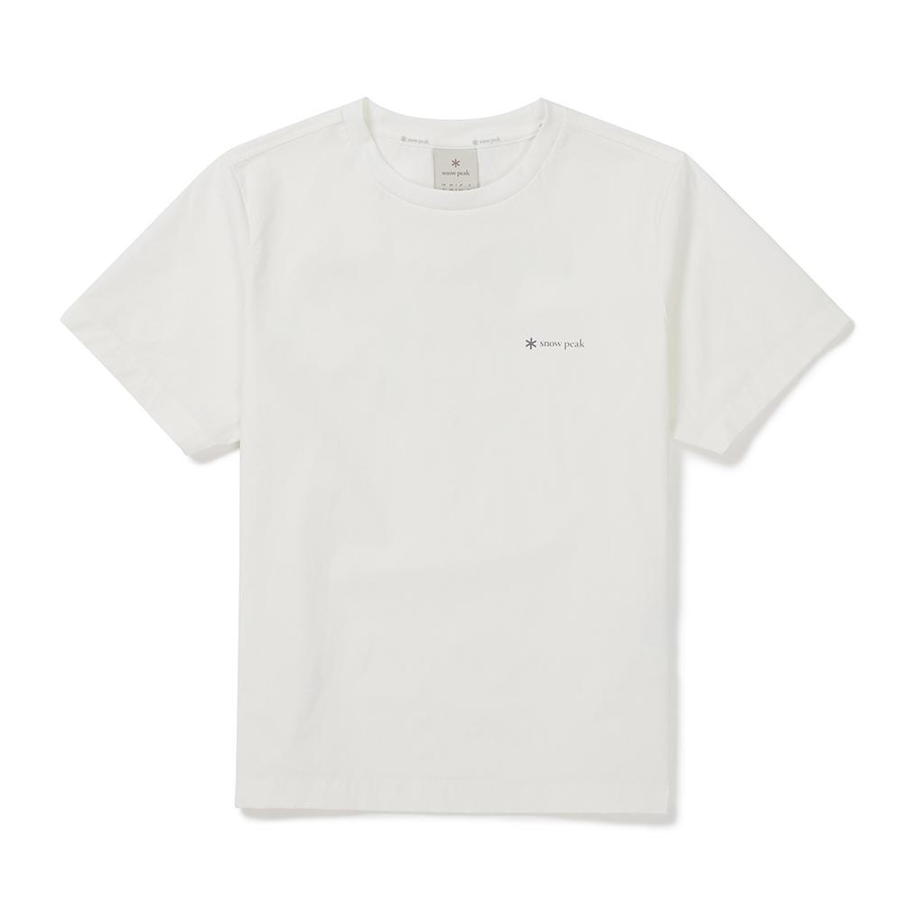 [Snowpeak] Thin-tech Women's Basic Short Sleeve T-shirt Off White (S25MWSTS33)