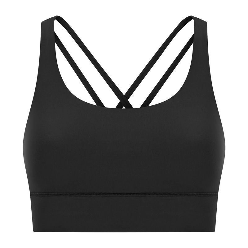

Lu Same Sports Bra Female New Arrival Best Selling Removable Chest Pad Bubble Wrap Running Cross Beauty Back Yoga Underwear M Black
