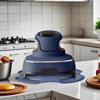 Silikon Hitzebeständige Matte Heißluftfritteuse Arbeitsplatten-Schutz Rutschfest Küchenzubehör für Desktop Zuhause Backofen Kochen
