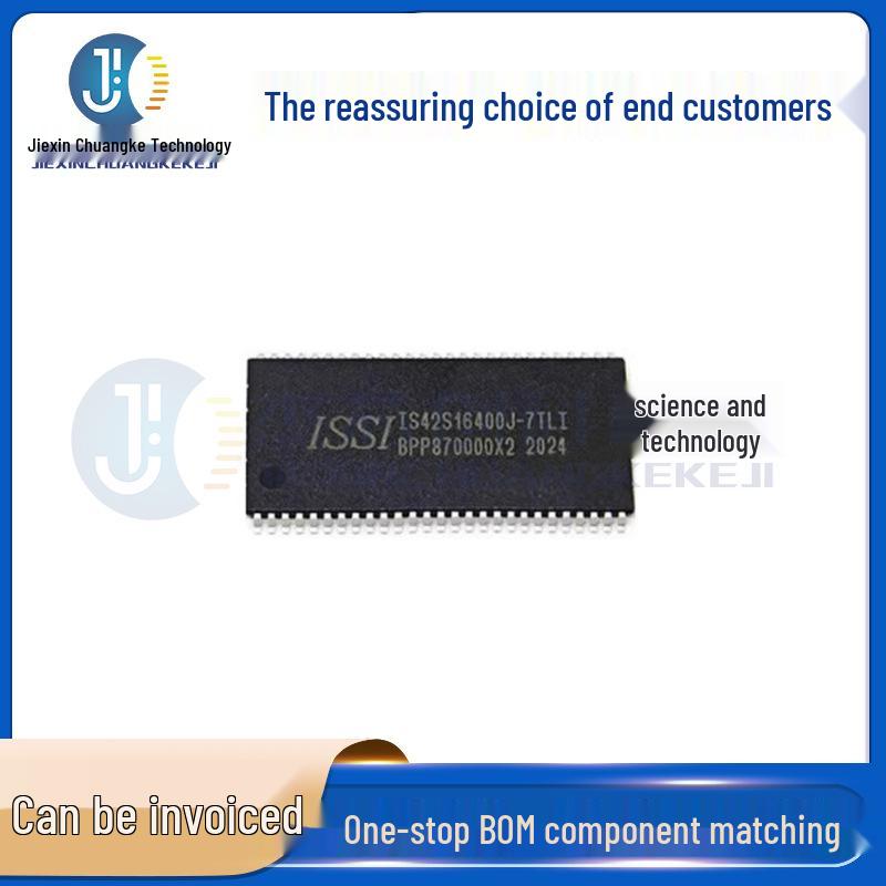 

Brand New IS42S16400J-7TLI TSOP-54 Integrated Circuit Chip - Authentic and Original Stock