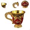 Medieval Goblet Metal Wine Cup Collectible Drinkware for Home Use