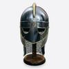 Medieval Knight Helmet with Chainmail, Mild Steel Viking Armor Home Decor
