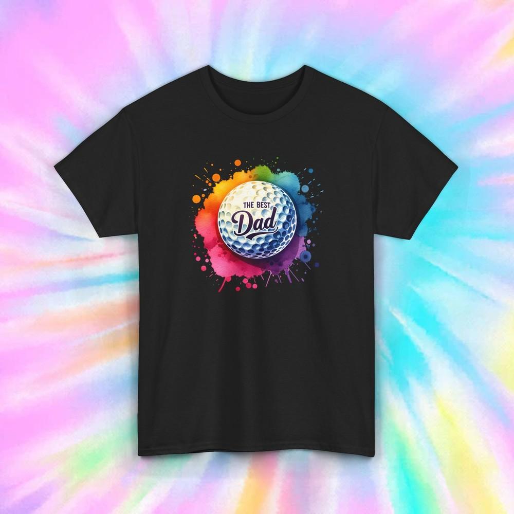 

Best Dad Golf Ball Graphic T-Shirt Father s Day Gift Tee S-5XL 4XL