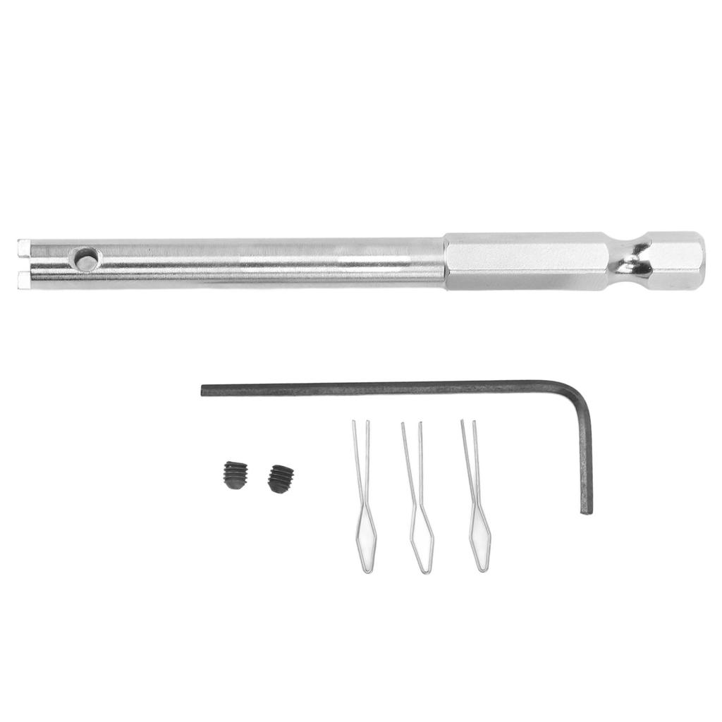 RISK Bike Spoke Nipple Insertion Tool Stainless Steel Hex Wrench Screw Circlip Screw Bit for Bicycle Repair
