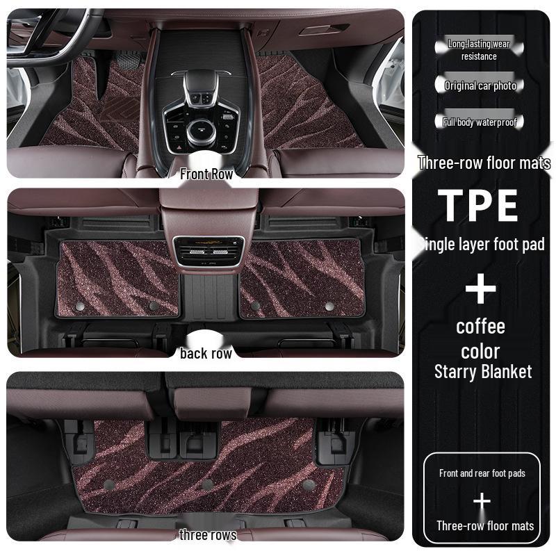 TPE Full-Coverage Floor Mats for Chery Tiggo 8, 6 & 7-Seater (2018-2025 Pro Plus Models)