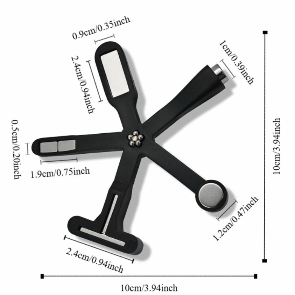 Seitenlicht 6-in-1 Nagelmagnet Herz Maniküre Magnetischer Stab Katzenaugen-Magnet UV-LED-Maniküre