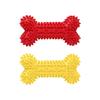 1PC Dog Chew Toys Bone Shaped Dog Chew Toys Teeth Cleaning Chew Toys Dog Rubber Toothbrush Stick Chew Toys For Training Toys