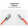 8mm High-Pressure Spiral Air Hose with Quick Connect for Air Compressors (5*8)