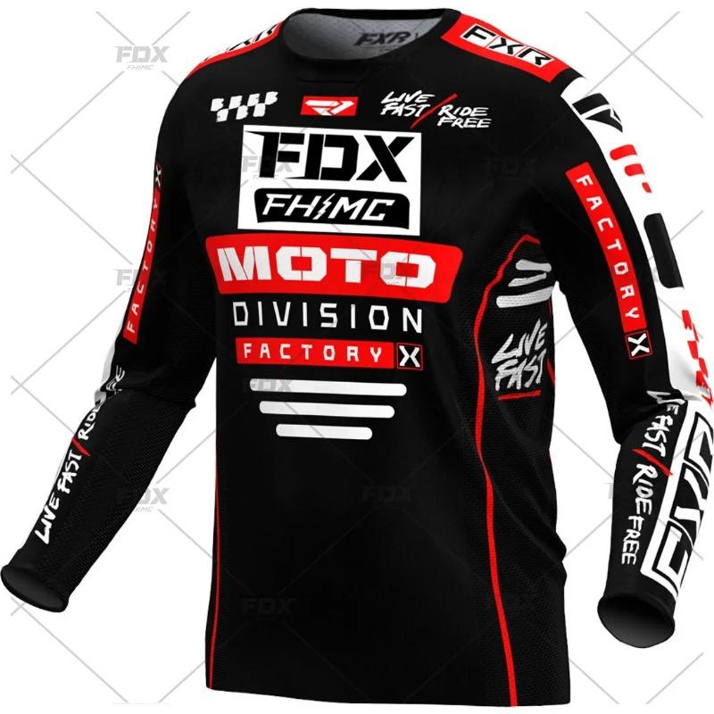 2024 Maglia da Downhill da Corsa Mountain Bike Motocicletta Ciclismo Crossmax Camicia Ciclismo Abbigliamento per Uomo Maglia MTB MX Ranger Fdx DH