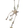 Retro Silver Star Fringed Necklace Female Niche Design Unique Personality Sweater Chain Sweet And Cool Versatile Long Accessories