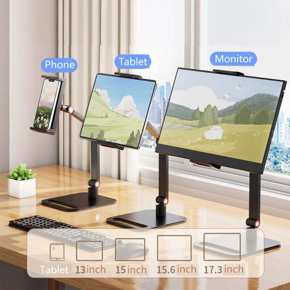 Suport Tabletă Pivotant 360° Suport Tabletă Ajustabil Nou Suport Monitor pentru Birou pentru 12-17in