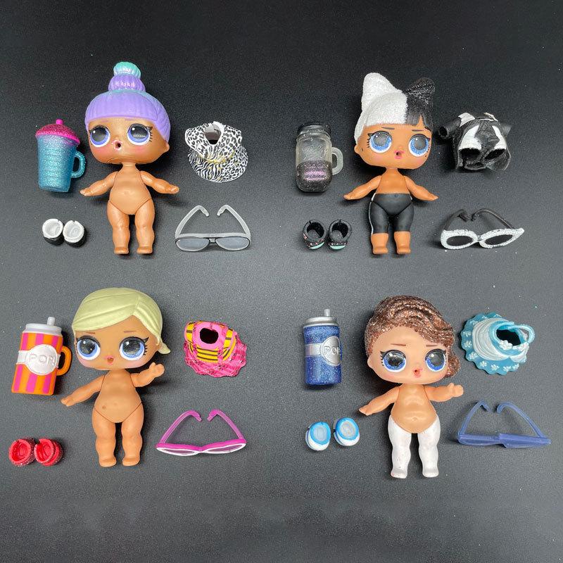 8cm Puppen-Set: Enthält Kleidung, Schuhe, Accessoires für Rollenspiele