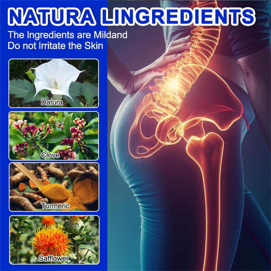 Herbal Sciatica Patch - Sensitive Skin Safe Full Refund If Ineffective for Back Pain