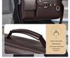 Hochwertige Herren-Crossbody-Tasche aus PU-Leder für Pendler