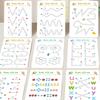 Educational Kids Magic Copybook Set Reusable Tracing Workbook for Handwriting Skills