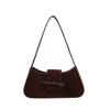 Niche Versatile Underarm Bag Women's New Fashion Spring and Summer Retro Matte Bow Hand Shoulder Bag