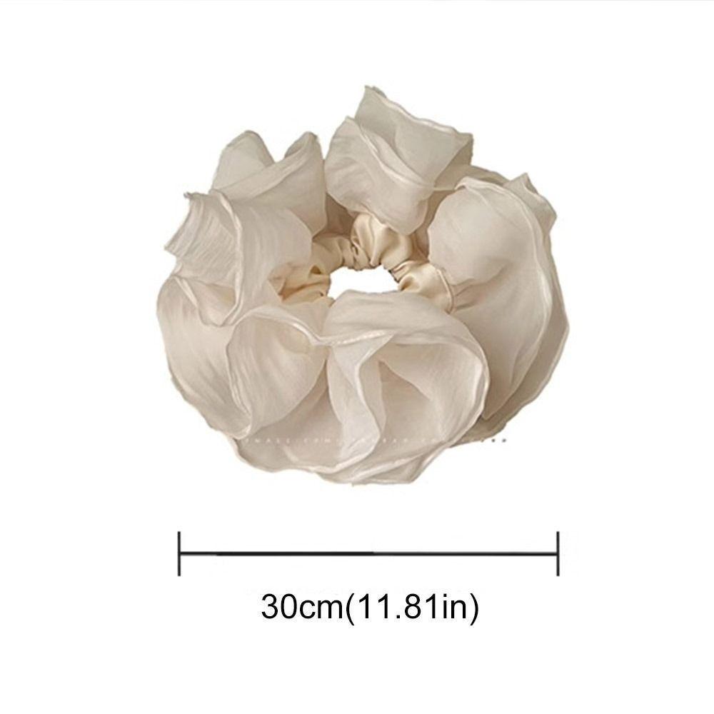 French Style Sausage Hair Loop Chiffon Oversized Hair Ropes Fashion Hair Accessory  Women