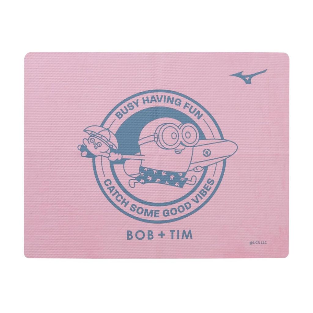 Mizuno Minion Bob Tim Swim Size Pastel N2JYC510 & Towel, 2025SS, One-Point Design, F, Pink,