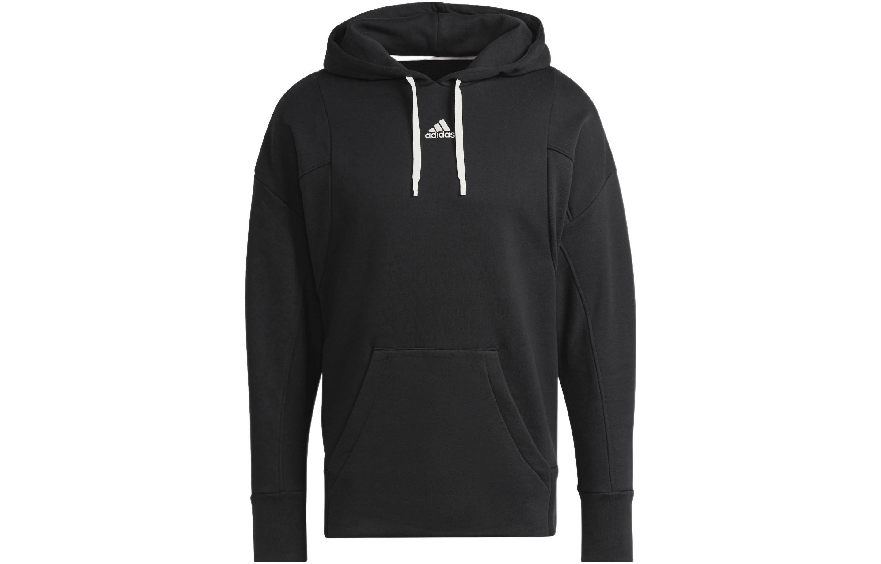 Adidas Sweatshirts Men s Black Hooded Moderate Regular HC3479 S