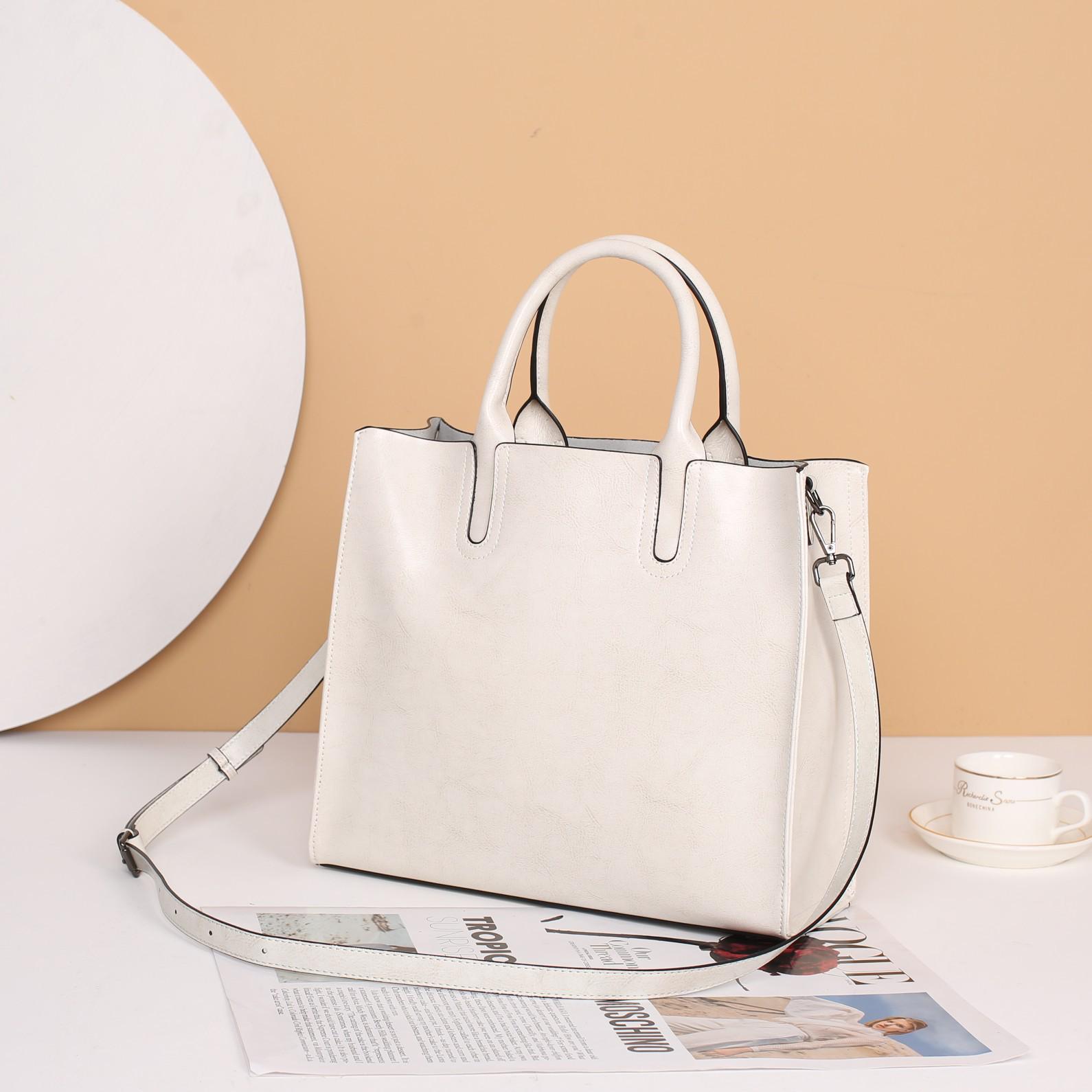 2025 Европейская и Американская Ретро Женская Сумка-тоут Большой Вместимости На Плечо Кроссбоди