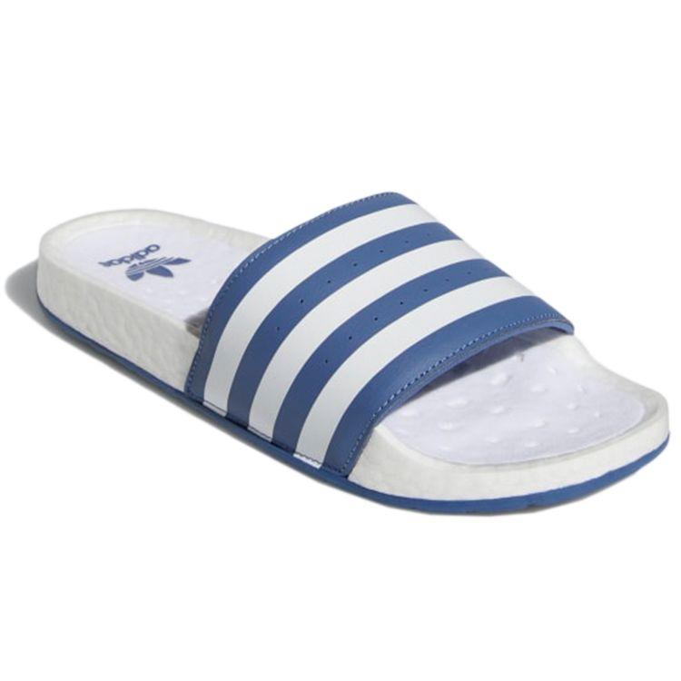 Adidas Adilette Boost Slides Crew Blue Unisex Sneakers White Cloud-White FX5896