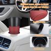 Poubelle Porte-gobelet pour Voiture Petite Poubelle Étanche Poubelle Poubelle en Cuir Contenant Polyvalent Intérieur de Voiture