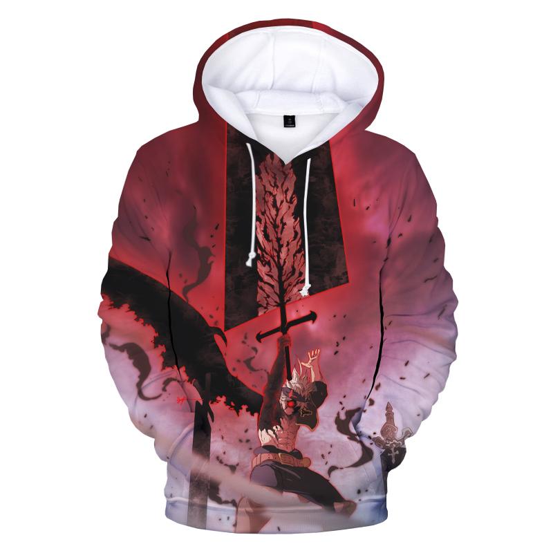 Hot Black Clover 3D Print Hoodie Bărbați/Femei Unisex Harajuku Hanorace cool Băieți/fete Anime Asta Pulover de mărime mare