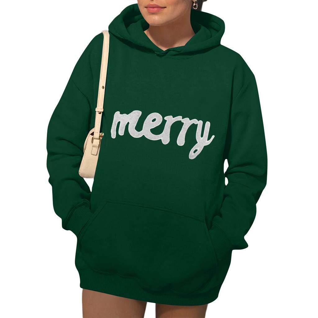Felpe con cappuccio da donna Felpe moda autunnale Stampate Casual Manica lunga Felpa larga Felpa con cappuccio autunnale