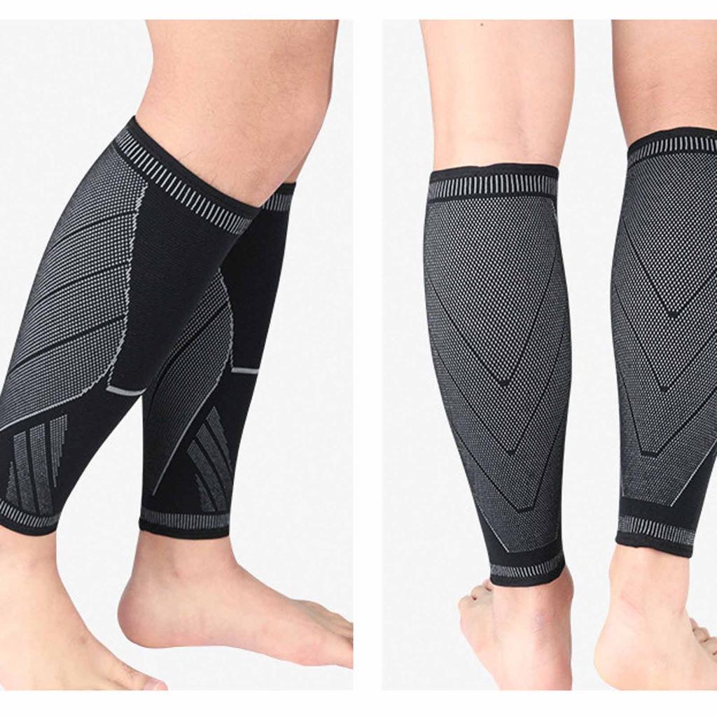 Sports Calf Guards – Knitted Compressed Leg Protectors for Men & Women, Outdoor Basketball, Football, Running & Climbing Activities
