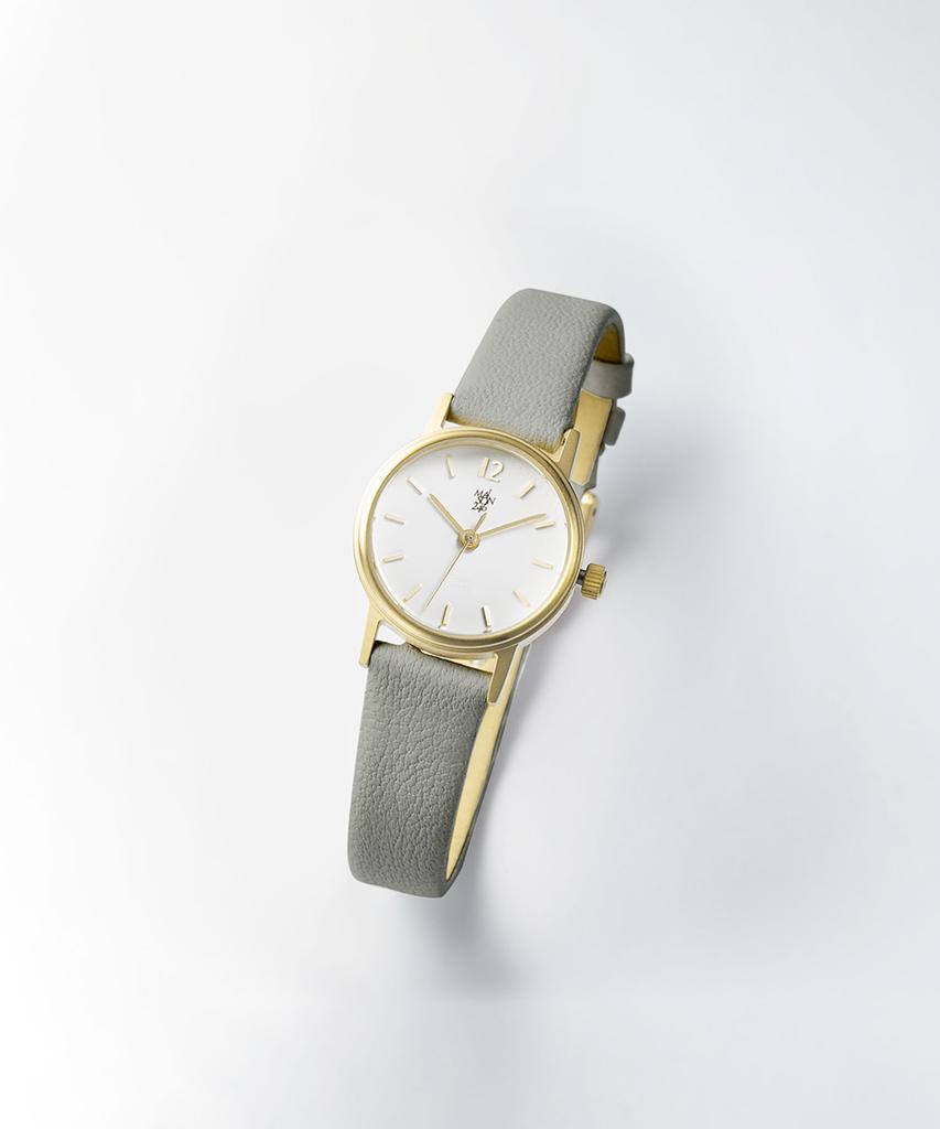 Mejong246 Women'S Leather Watch Ms246-21 Gwh/Gr