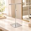 Stainless Steel Handbag Display Stand Stable Single Bag Sturdy for