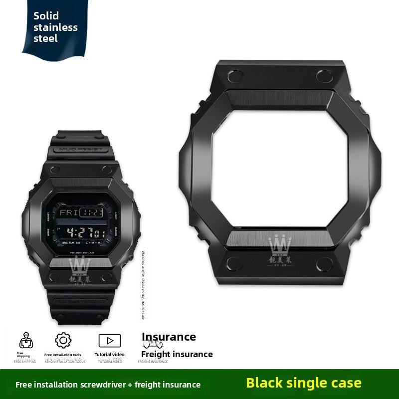 Mod Kit GX-56 Carcasă Metalică Curea Pentru Casio GSHOCK G Pătrat Mare GX-56BB GXW-56 Rama Brățară Ceas Oțel Inoxidabil Bărbați Brățară Solidă