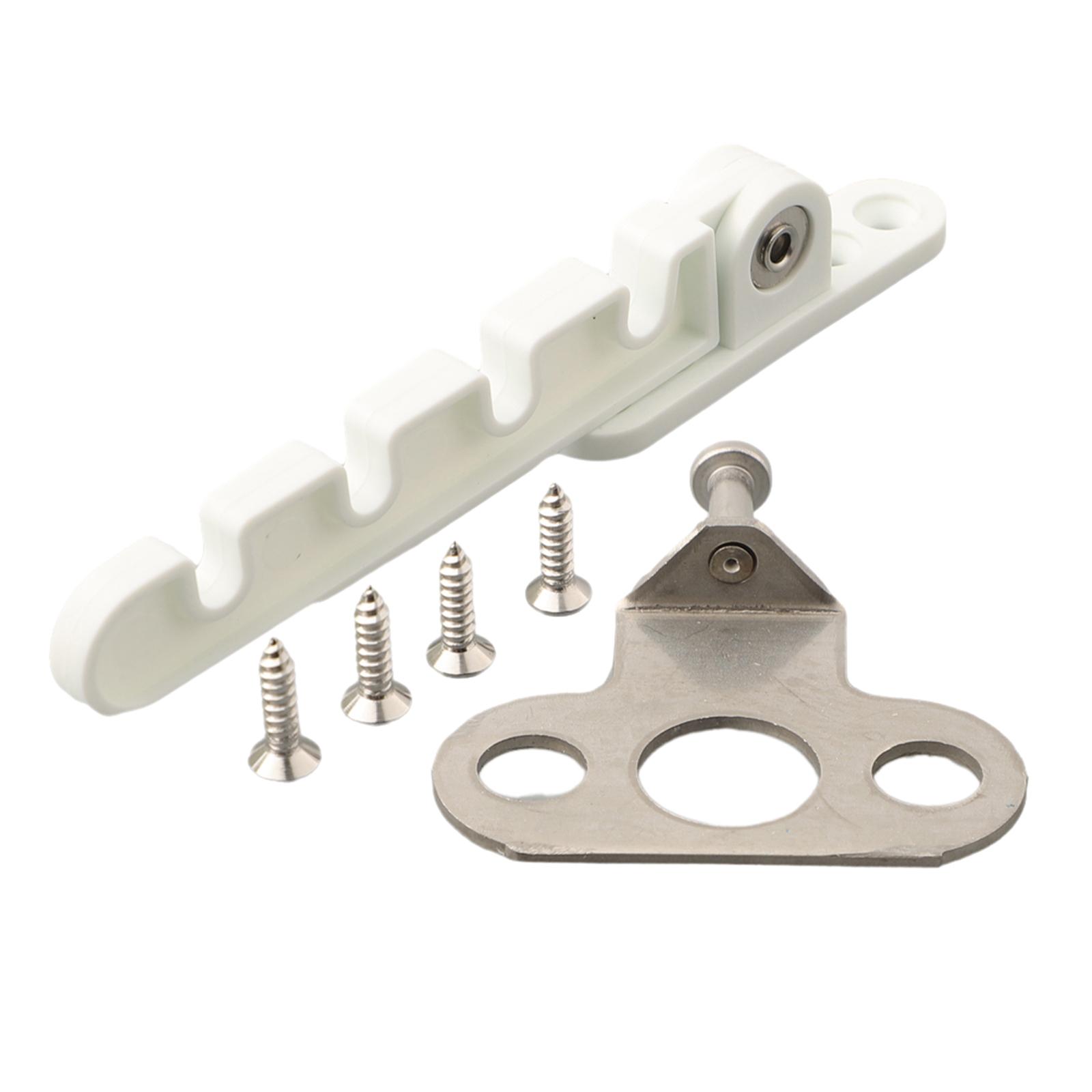 

Sash Limiter Latch Door Lock Sash Lock Wind Hook Child Safety For Homes For Kindergartens White Plastic mild Steel