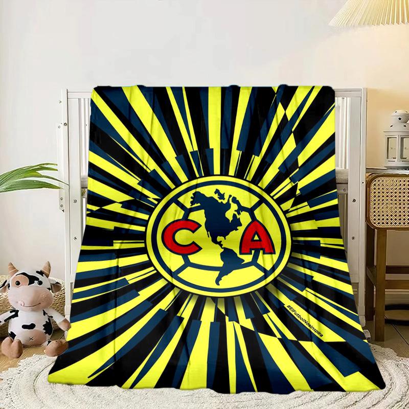 Club America Emblem Portable Blanket/Soft Blanket Bedding Blanket Suitable for Travel Camping Living Rooms Offices Sofas Fan Gifts