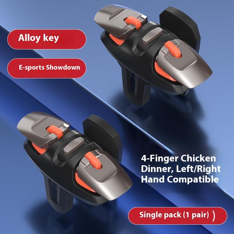 Sechs-Finger Hühneressen Artefakt E-Sport Zweiwege Mechanischer Hühneressen-Knopf 6-Finger Hilfs-Gamepad