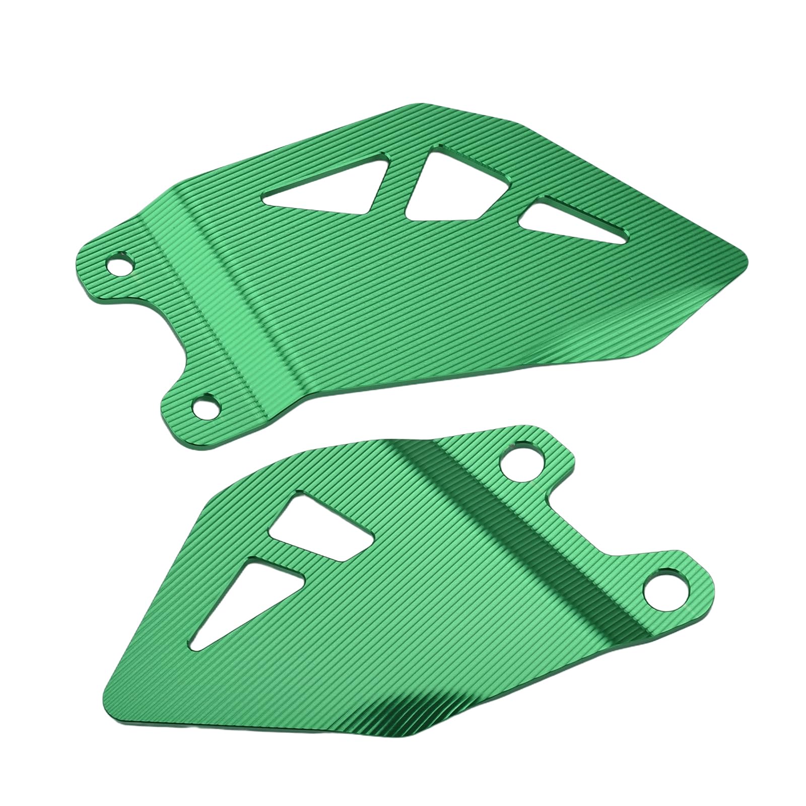 

LEDISHUN Footpeg Heel Plate Guard Protector for Kawasaki Ninja ZX-10R 2011-2024 (Green)