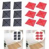 6x Non Slip Splicing Mats Household with Holes Floor Mat 12.6x12.6" Interlocking Floor Tiles for Bath Pool Bar Garden Kitchen