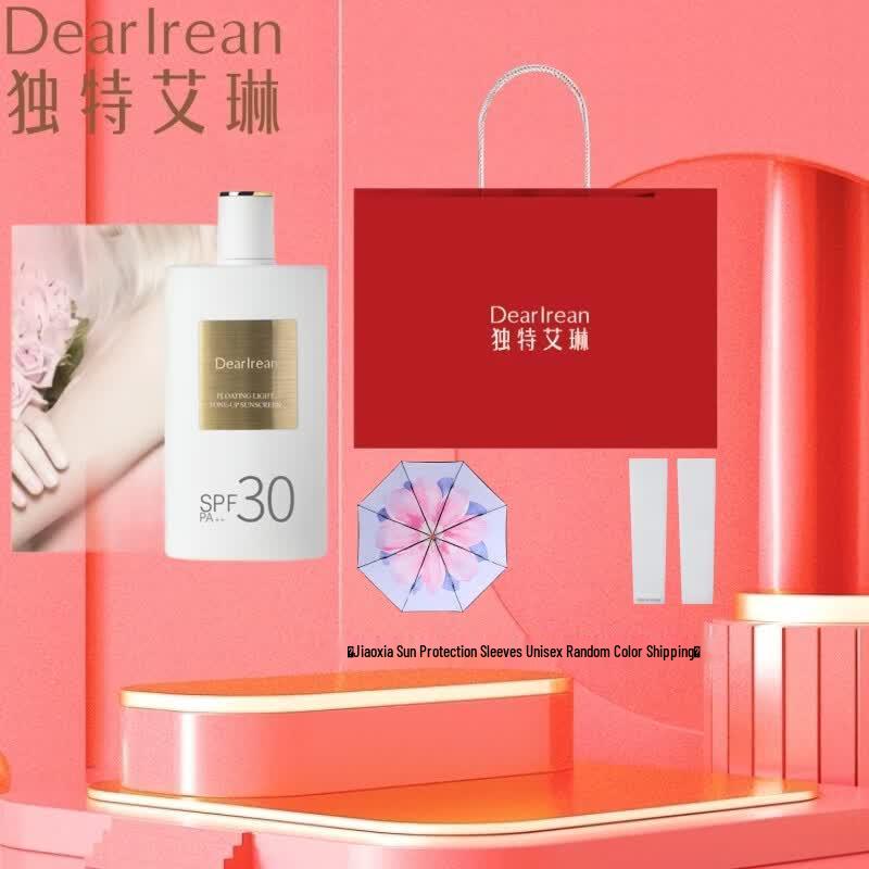 Dear Ilean 50ml Sunscreen Tone-Up Cream & Sun Umbrella Gift Set